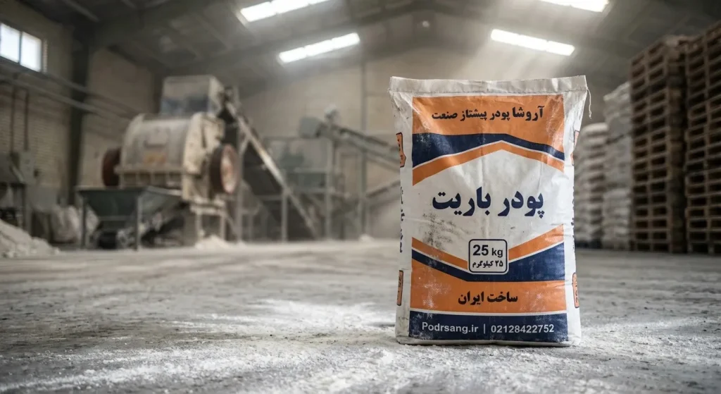پودر باریت کریستال